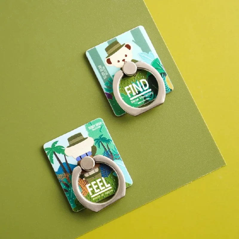 Case móvil con soporte y anillo Teddy Collection Jungle Adventure