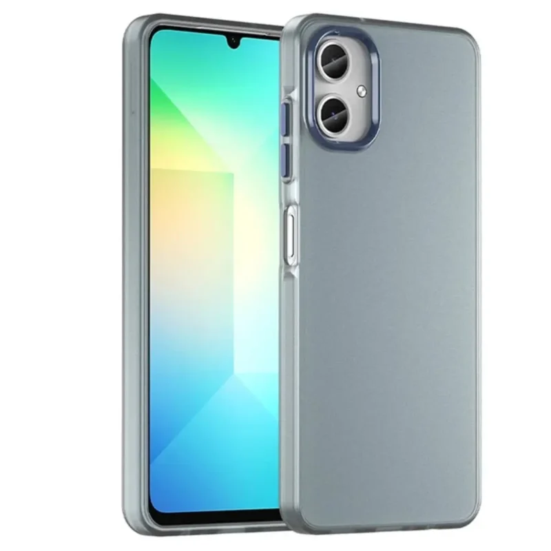 Case para Samsung A06 4G TPU + PC Matte Translucent - Dark Blue